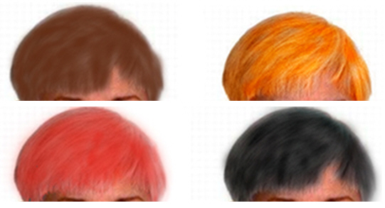 Несколько смелых вариантов окраски седых волос