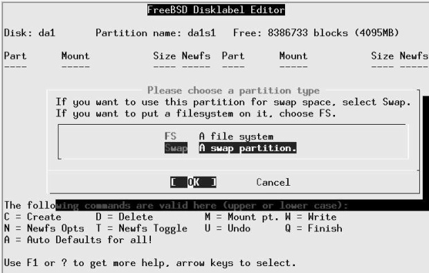 Allocated root file system