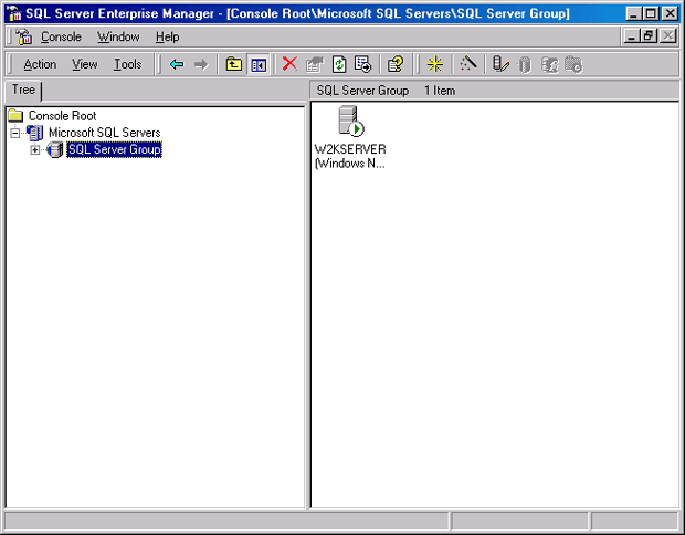 SQL Server Enterprise Manager