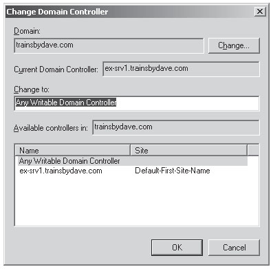 Направление соединения на другой контроллер домена