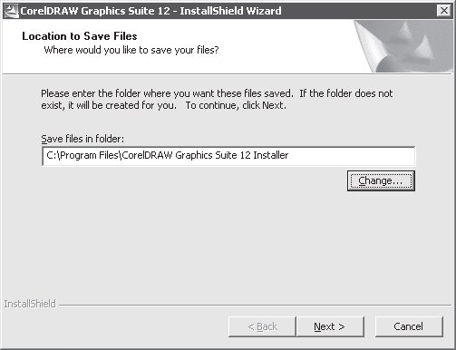 Указываем, куда устанавливать CorelDRAW