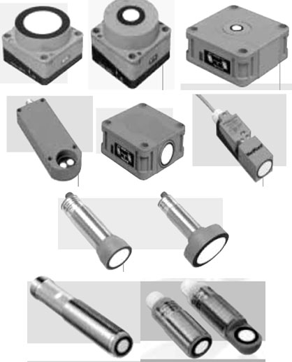 Некоторые промышленные УЗ сенсоры расстояния
