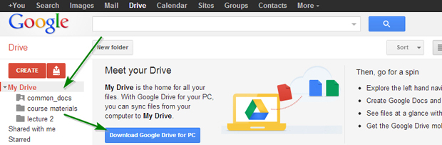 Скачивание "Google Drive"