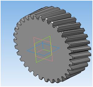 3D модель шестерни