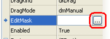 Раскрывающееся свойство EditMask