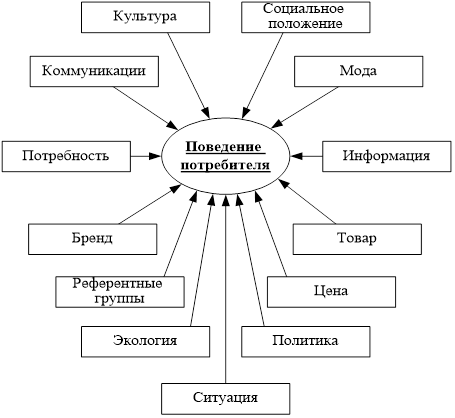 Внешние факторы потребительского поведения в условиях организации электронной торговли