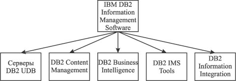 Состав программных продуктов IBM DB2 Information Management Software