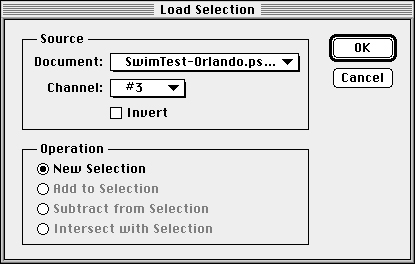 Диалоговое окно Load Selection