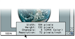 Определение пиксельных размеров изображения