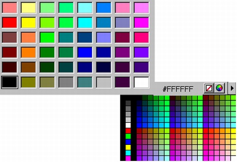  Примеры цветовых таблиц