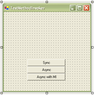 Приложение TestMethodInvoker в режиме дизайна