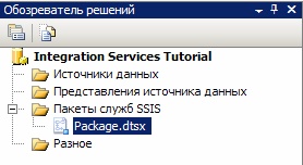 Созданный по умолчанию проект