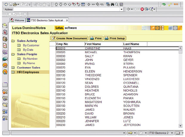 Интегрированный Query View HR Employees