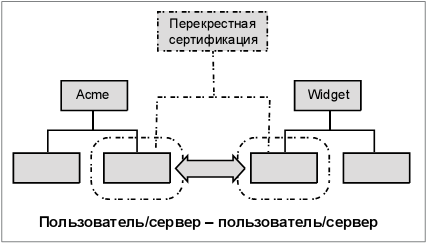 Перекрестная сертификация между двумя пользователями (серверами)