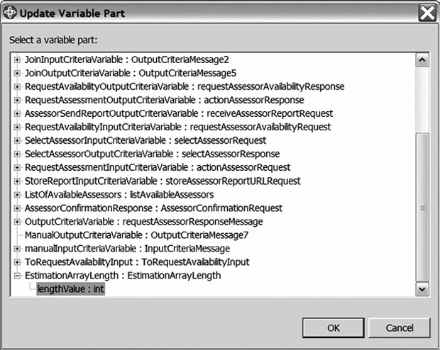 Выбор части переменной для обновления в Java-фрагменте