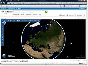 Программа Virtual Earth 3D (Beta). 