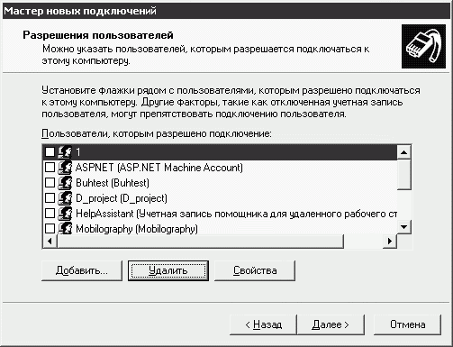 Добавление нового пользователя 