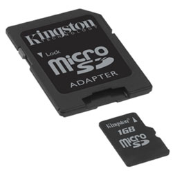 Миниатюрная карта памяти формата micro SD
