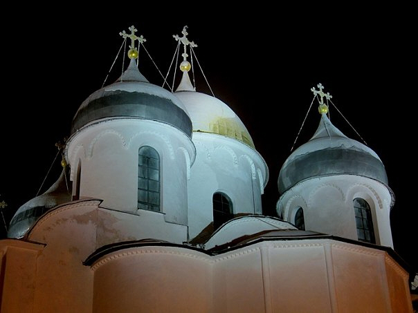 Купола Софийского собора в В.Новгороде