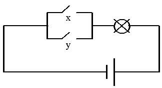 Электрический аналог схемы дизъюнктора