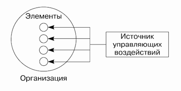 Управление, направленное на отдельные элементы организации