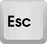 Клавиша Esc