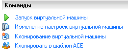 Показана команда клонирования виртуальной машины