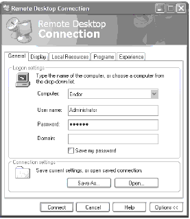 Инструмент Remote Desktop (Удаленный рабочий стол) позволяет осуществлять доступ к удаленному компьютеру