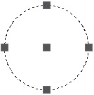 Характерные маркеры примитива Circle (Круг)