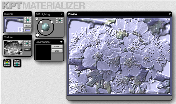 Пример применения фильтра KPT Materializer к изображению