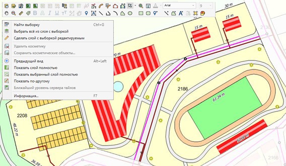 Инсрументы MapInfo 