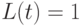 L(t)= 1