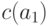 c(a_1)