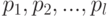 p_{1}, p_{2},..., p_{l}