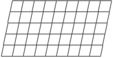 \newsavebox{\blok}
\sbox{\blok}{\line(1,5){10}}
\parindent=0pt
\begin{picture}(100,50)
\multiput(0,0)(10,0){10}%
{\usebox{\blok}}
\multiput(0,0)(2,10){6}%
{\line(1,0){90}}
\end{picture}