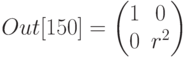 Out[150]=\begin{pmatrix}
1&0\\
0&r^2
\end{pmatrix}