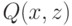 Q(x, z)