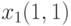 x_1(1,1)