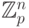 \mathbb{Z}_p^n