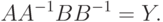 A\sx A^{-1} B\sx B^{-1}=Y.