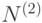 N^{(2)}