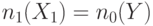 n_{1}(X_{1})= n_{0}(Y)