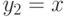 y_2 = x