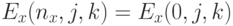 E_x(n_x,j,k)=E_x(0,j,k)