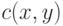 c(x,y)