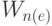 W_{n( e)}