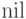 {\rm
nil}