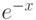 e^{-\lmbda x}