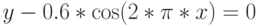 y-0.6*\cos(2*\pi*x)=0
