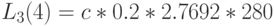 L_3(4)=c*0.2*2.7692*280